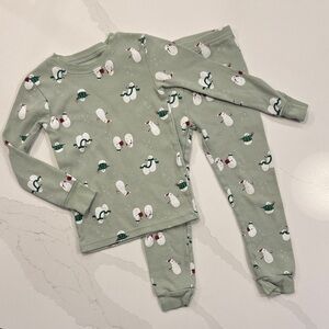carters Snowman Print Kids Pajamas